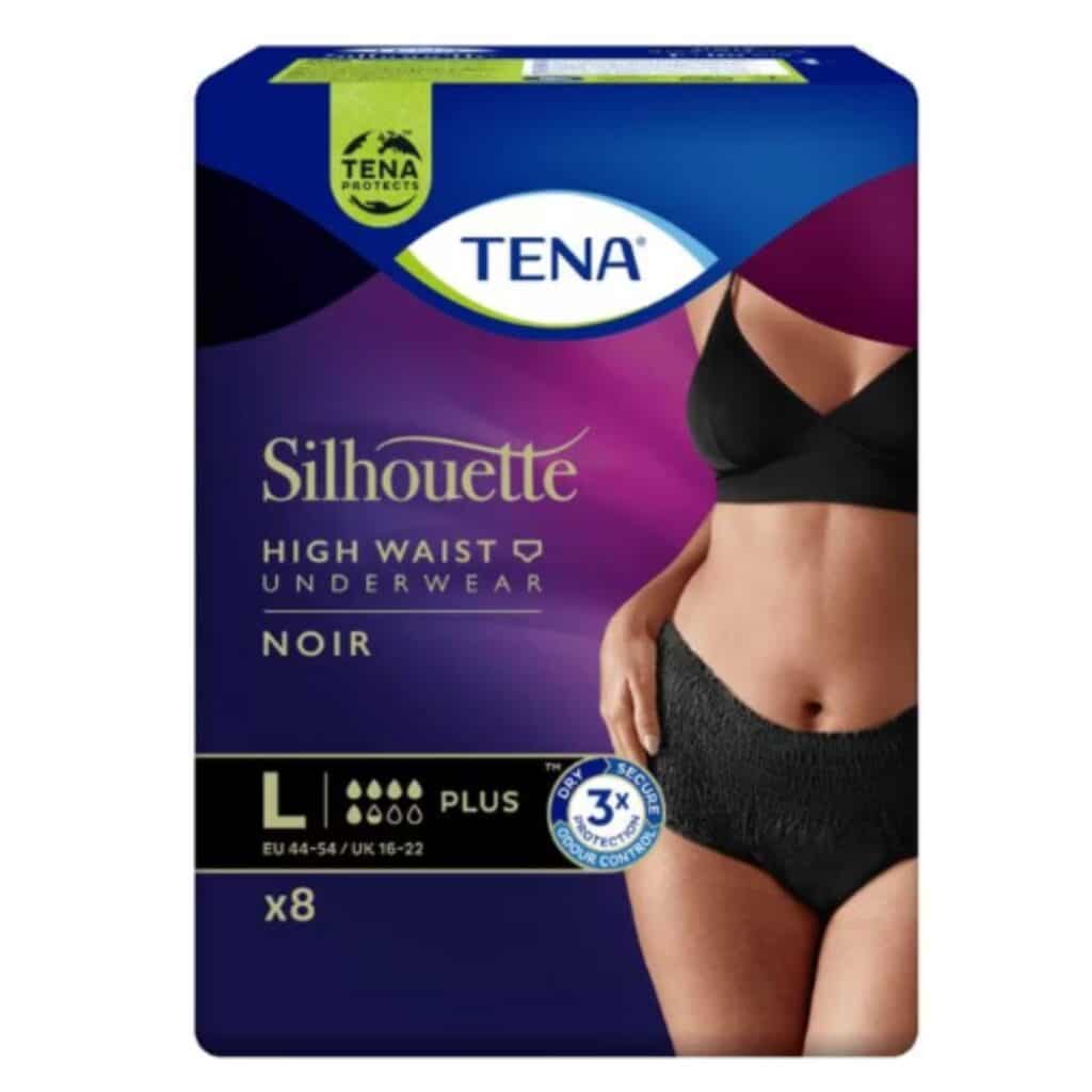 Tena Silhouette Plus Met Hoge Taille Zwart Deforce Medical