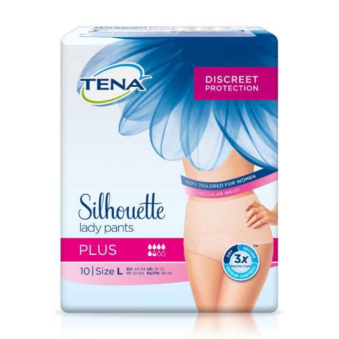 Tena Silhouette Lady Pants Plus Pour Incontinence Mod R E Carton