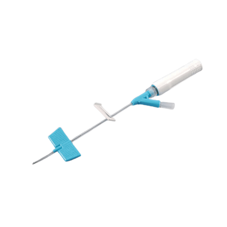 Système de cathètre IV intégré Saf-T-Intima - 22G x 19mm - Bleu - 25 pièces