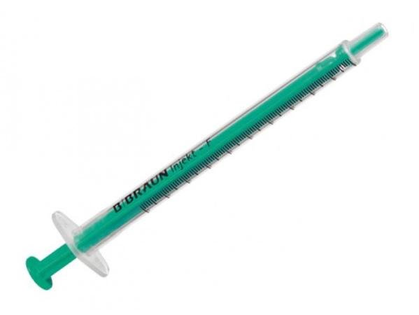 Braun Injekt-F Tuberkulin - 1ml - Luer - 100 pièces