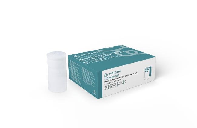 EVERCARE elastische windel - Individueel verpakt in cello - 6cm x 4m - 20 stuks