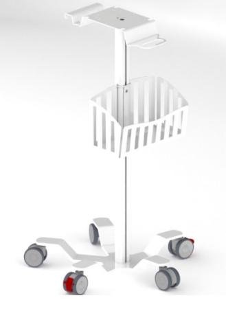 Trolley voor EASY PUMP DUAL - Incl. opbergmandje