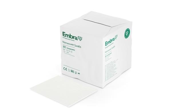 EMBRA compresse non-tissée - NS - 4 plis - 100 pièces