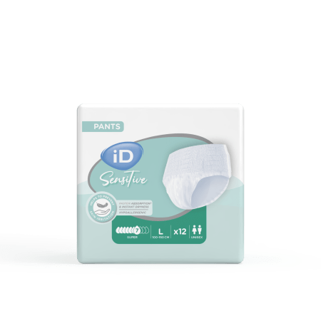 iD Sensitive Pants - Super (7 druppels) - Large - 12 stuks
