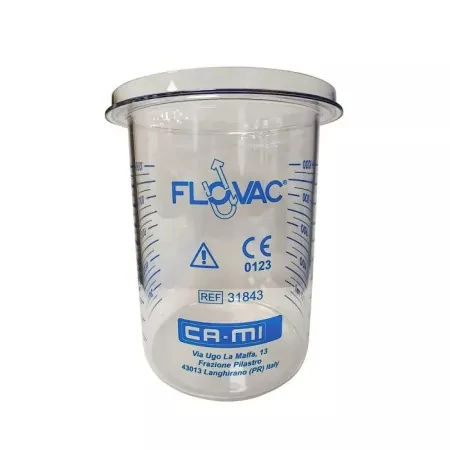Pot d'aspiration réutilisable FLOVAC (sans couvercle) - 1 litre - par pièce