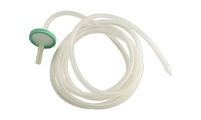 Insufflation tube + filtre - 300cm - Stérile - 30 pièces