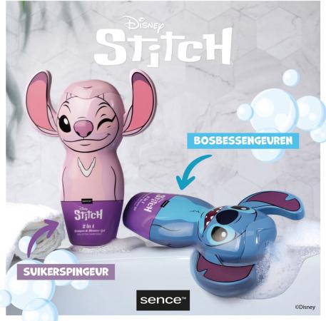 Stitch Shampoo & douchegel - 300ml - Assortiment aan geuren