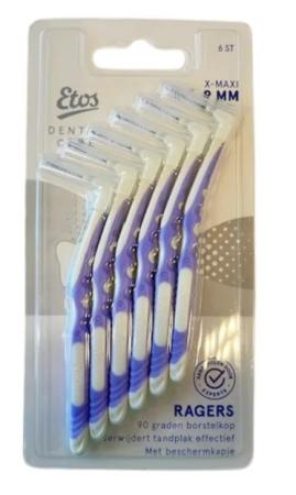 Brossettes interdentaires Etos - X-Maxi (4,5 - 9mm) - 6 pièces