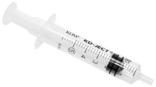 KD-JECT III Spuit - 5ml - 3-delig - Luer-centrisch - 100 stuks