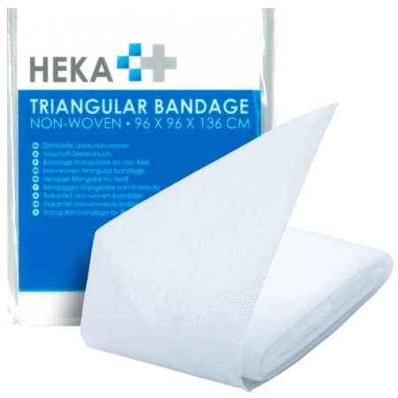 HEKA Driekante doek - 100% viscose - 96 x 96 x 136cm - per stuk