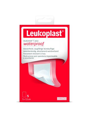 Leukoplast T Plus Waterproof pleister - 5 x 7,2cm - 5 stuks