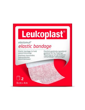 Bande de gaze élastique Leukoplast - Non Stèrile - 2 pièces