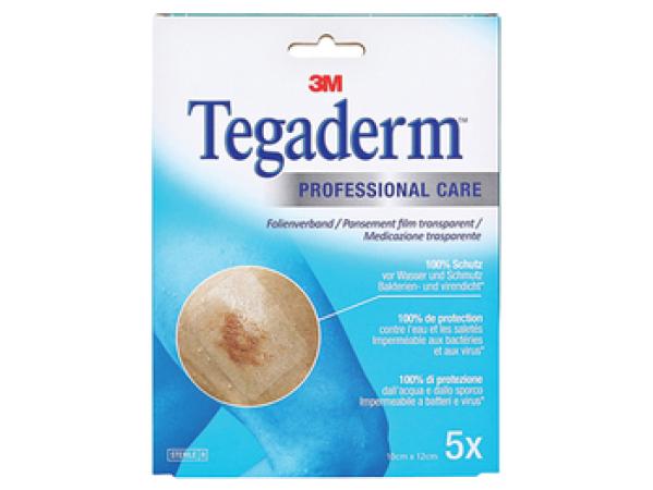 Tegaderm Transparante film - Steriel - 10 x 12cm - 5 stuks