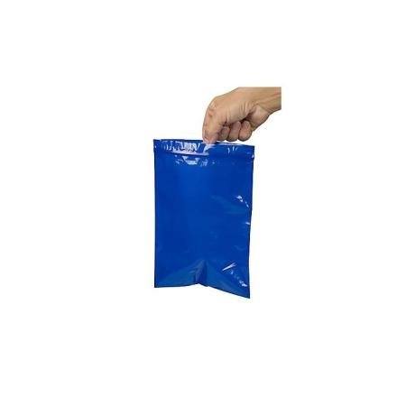 Sac à déchets HEKA Blue Bag avec fermeture hermétique à glissière - 100 pièces