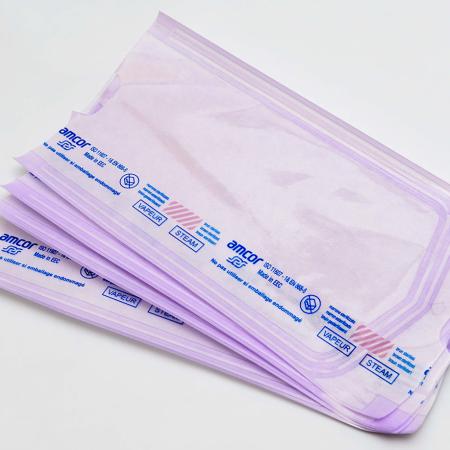 Sachets de stérilisation à indication de vapeur - 120 x 350mm - 100 pièces