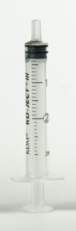 KD-JECT III Spuit - 2ml - Luer-centrisch - 100 stuks