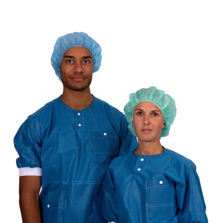 Bonnet evercare Rondo - Bleu - Large (52cm) - 150 pièces