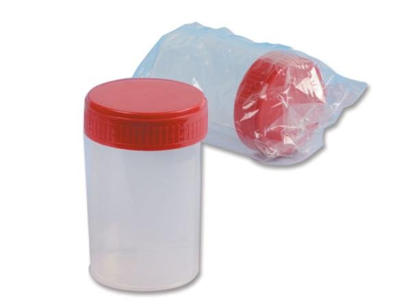 Urinepotje 60ml - Incl. schroefdeksel - Niet steriel - per stuk