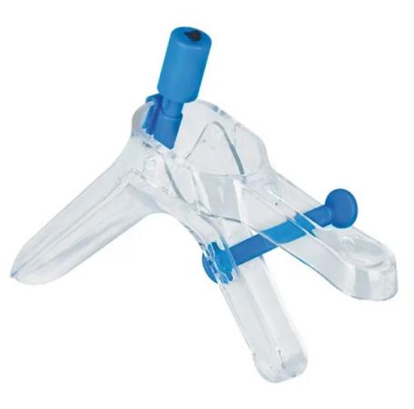 Spéculum gynecologique jetable - Type Cusco - Small (24mm - bleu) - Stéril - par pièce