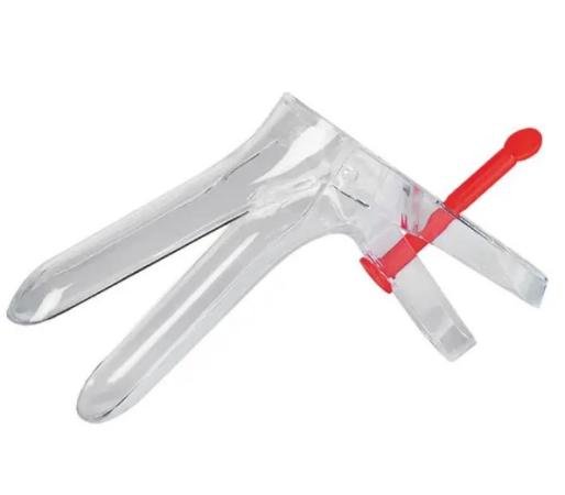 Spéculum gynecologique jetable - Type Cusco - Medium (26mm - rouge) - Stéril - par pièce