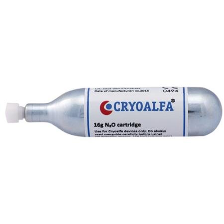 Cryoalfa cartouche pour Super:Lux - avec soupape- 16gr - par pièce   