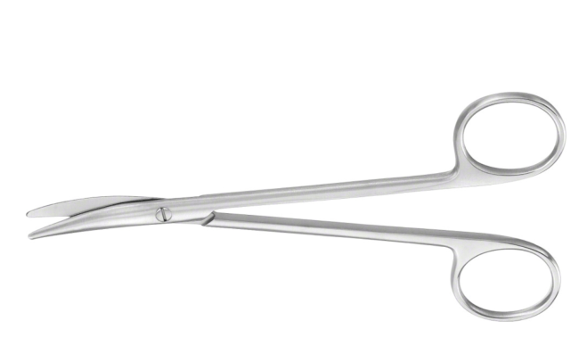 Metzenbaum Chirurgische schaar - Gebogen - 14cm - Premium Label