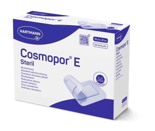 Cosmopor E 10 cm x 8 cm 25 u pansement couvrant adhésif, sans latex