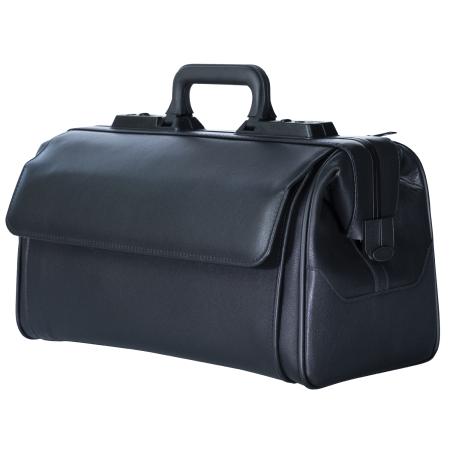 Durasol Rusticana Grand - 2 pochettes - cuir - noir (8111)