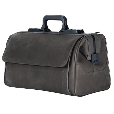 Durasol Rusticana Grand - 2 pochettes - cuir - daim brun (8151)