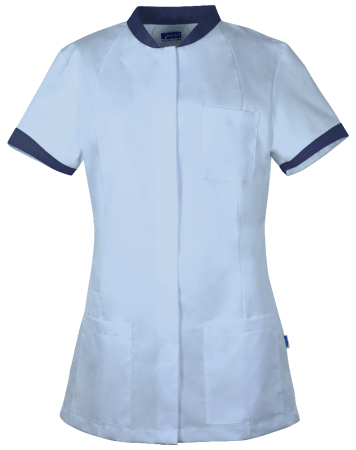 FLEUR Damesjack - Met comfortabele stretch-mouwen - Lichtblauw/Marineblauw