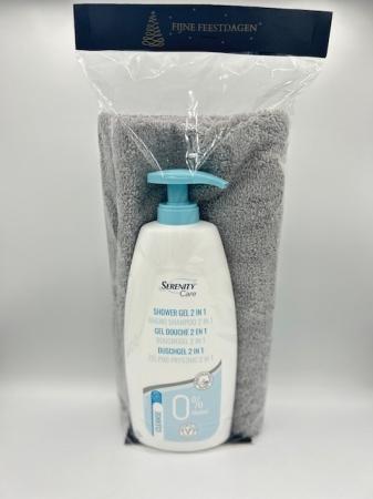 Geschenkpakket eindejaar 5 (Douchegel 2-in-1 + handdoek)