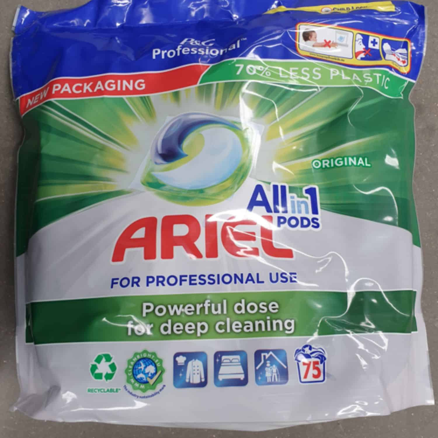 LESSIVE PODS ARIEL ALL IN ONE REGULAR 75 DOSES