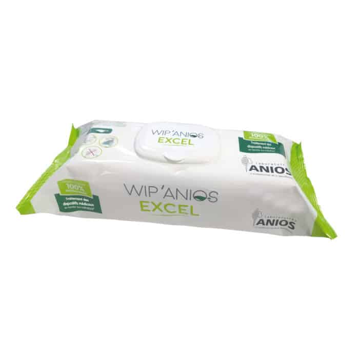 Wip'Anios Excel - 50 bioafbreekbare desinfecterende doekjes
