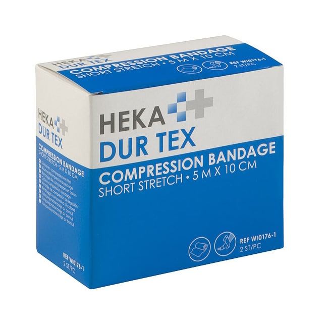 Bandage de compression en coton HekaDur Tex - 2 pièces