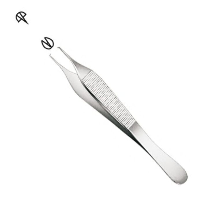 Pincet Adson chirurgisch - recht - 12cm