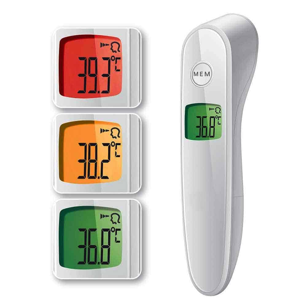 Tegenstander Kruiden hoofd Contactloze infraroodthermometer om lichaams- en objecttemperatuur te meten  - Professionele Kwaliteit - Deforce Medical