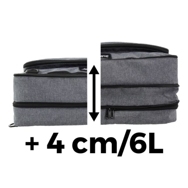 Omkeerbare medische rugzak EIFFEL - kleur grijs (15 of 19cm)