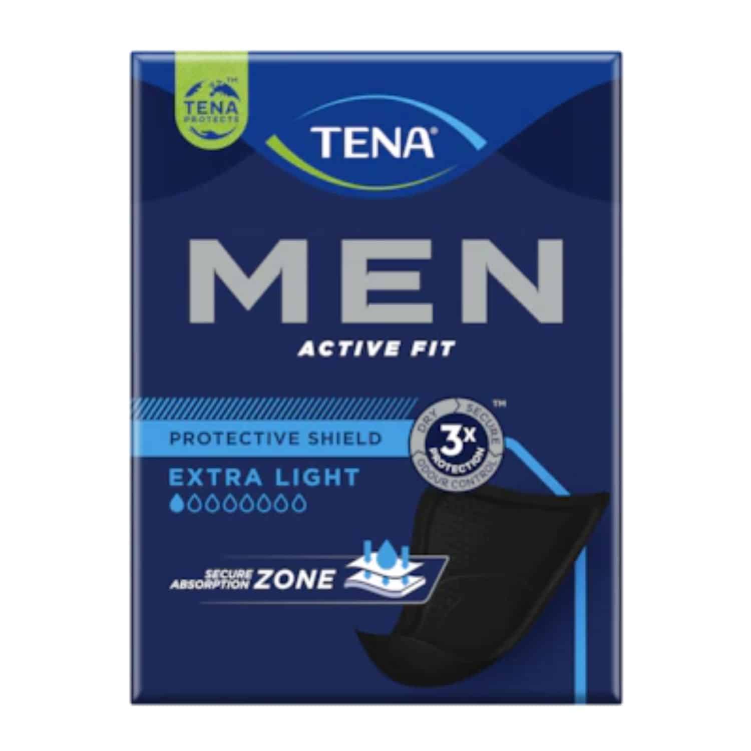 TENA Men Active Fit Protective Shield - Extra dunne inlegger voor ...