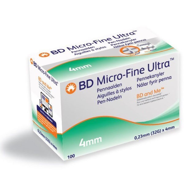 BD Micro-Fine Ultra™ 4mm x 0,23mm (32G) pen needle