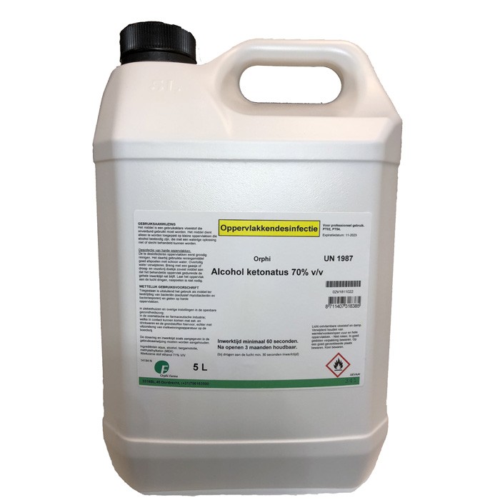 Ethanol 70% 5 Liter - Deforce Medical