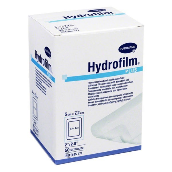 Hydrofilm Plus 5cm x 7,2cm - 50 stuks