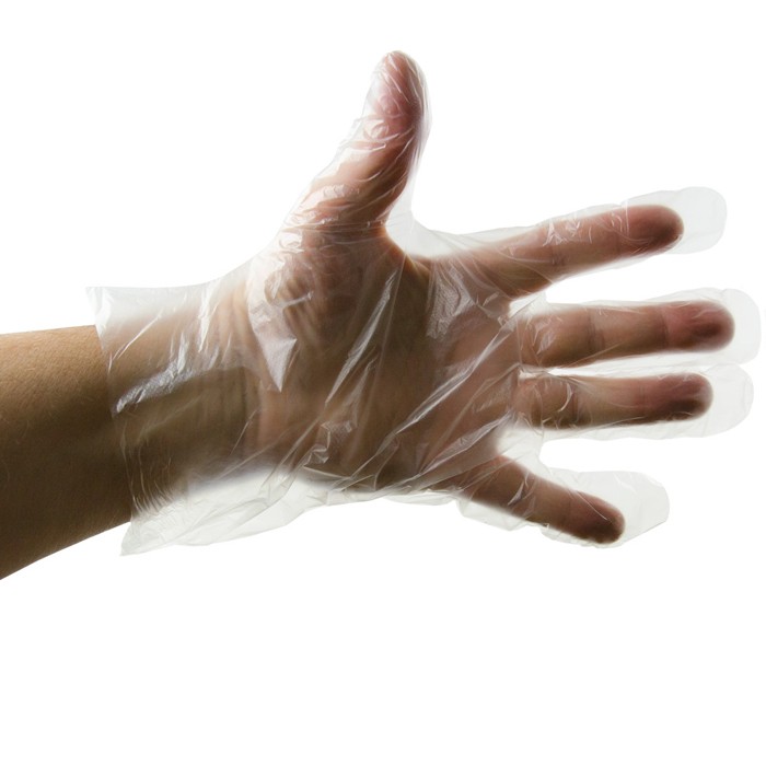 Handschoen plastiek - 100 stuks