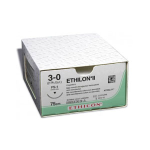 Ethilon 3/0 75cm 19TRI3/8 EXN31 36st
