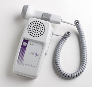 Doppler foetal - avec sonde 3Mhz - avec écran LCD couleur - Pocket