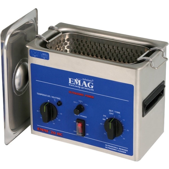 Ultra-sonne Reiniger met temperatuurregeling - EMMI 20HC - 2 liter