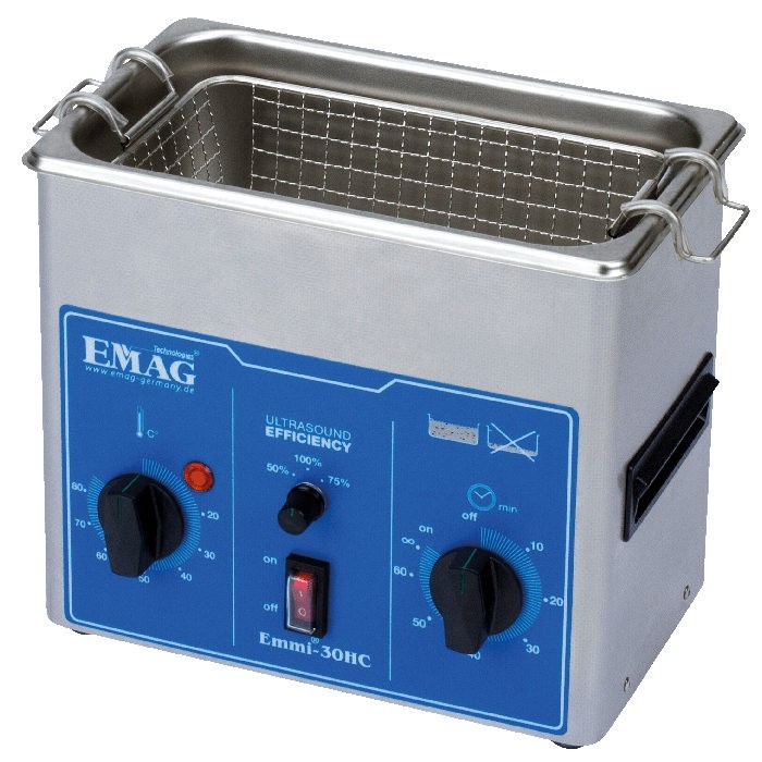 Ultra-sonne Reiniger met temperatuurregeling - EMMI 30HC - 3 liter