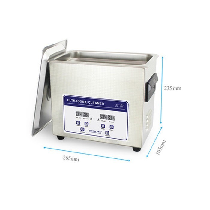 Ultra-sonne Reiniger Digital PRO met temperatuurregeling - 3,2 liter