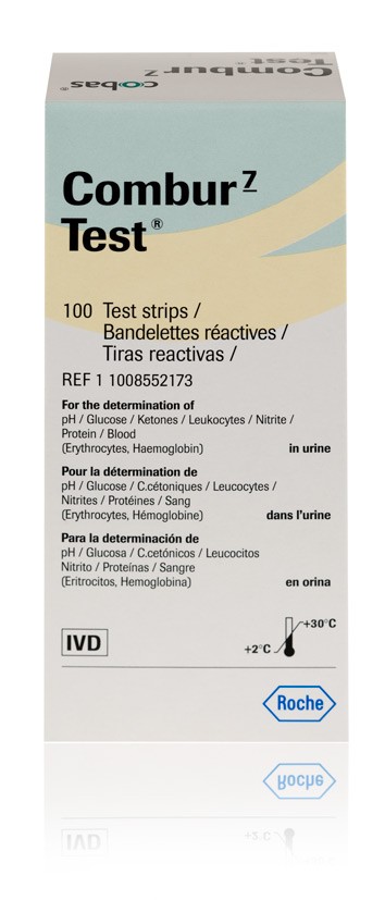 Bandelettes urinaires Combur Test
