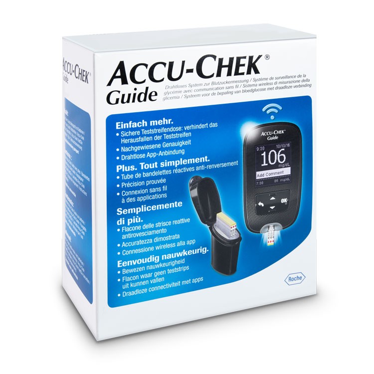 opstelling Zelden Aftrekken Accu-Chek GUIDE glucosemeter Startpakket (Vervangt Aviva Nano toestel) -  Deforce Medical