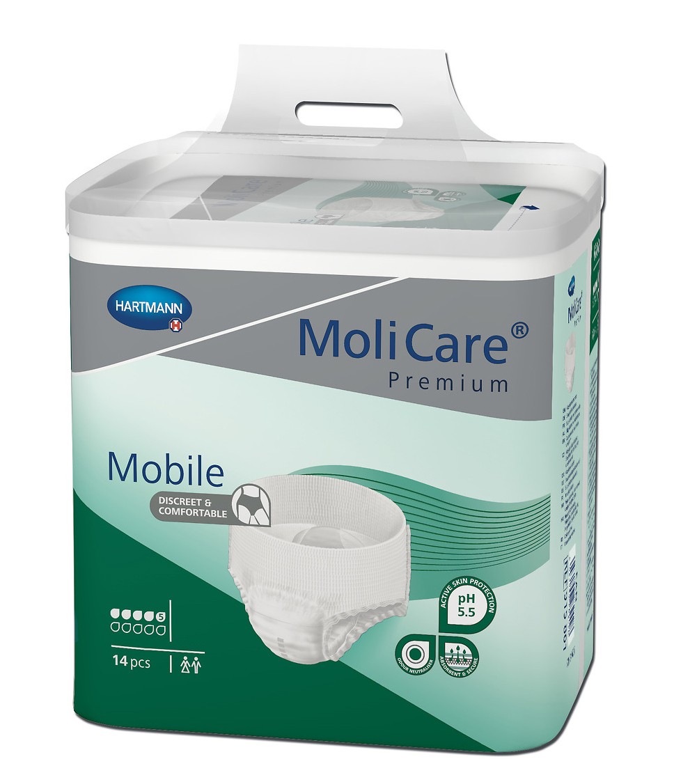 MoliCare® Premium Mobile Hartmann - 5 druppels - 1 karton - Deforce Medical